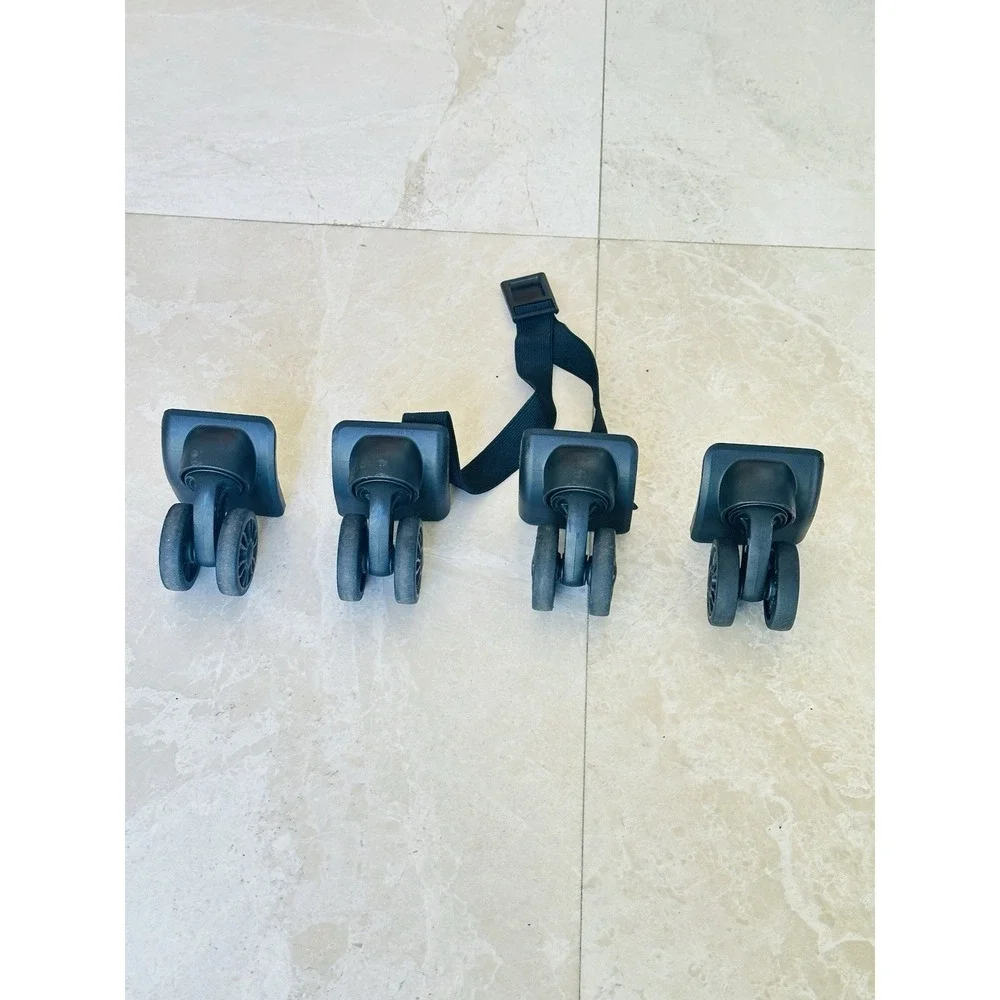 OEM‎ Wheels Delsey Storm Plus Spinner Set of 4 Double Wheels From Large Suitcase